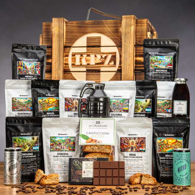 KPZ-Kiste voller Kaffee