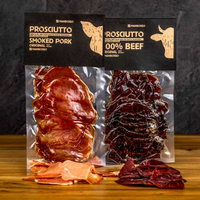 Rind- und Schwein- Prosciutto in einer premium Qualität