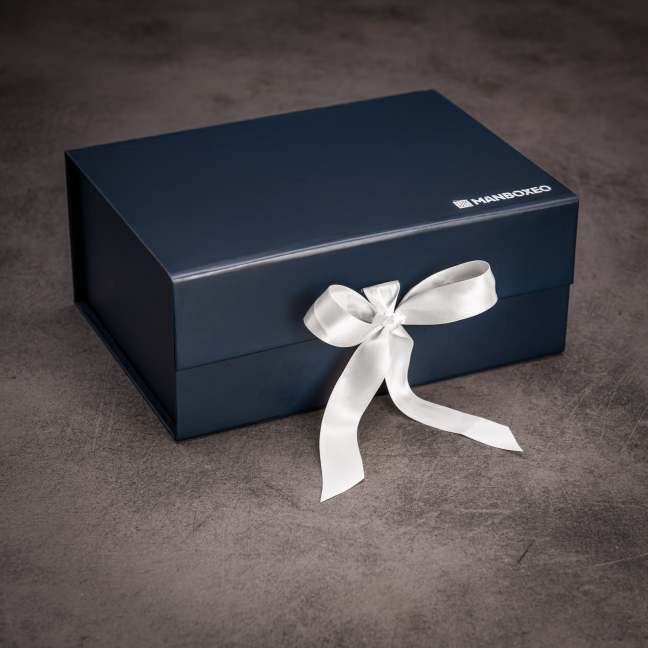 Leere Geschenkbox – Royalblau